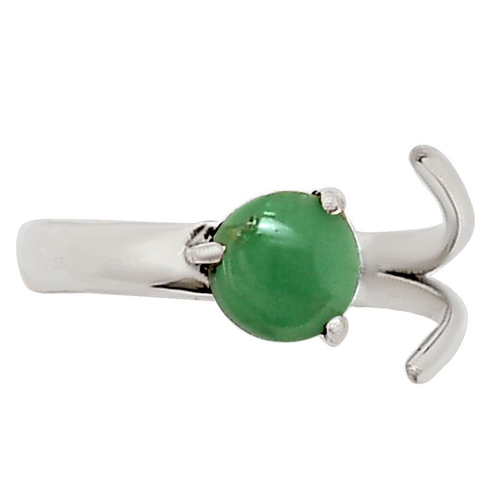 Adjustable - Chrysoprase Ring size-7 R-1176 SDR252387