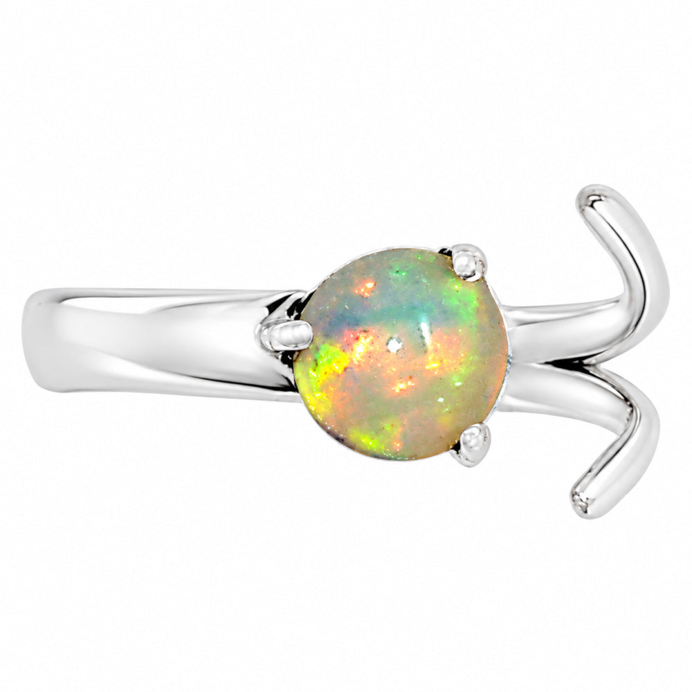 Adjustable - Ethiopian Opal Ring size-6 R-1176 SDR252388