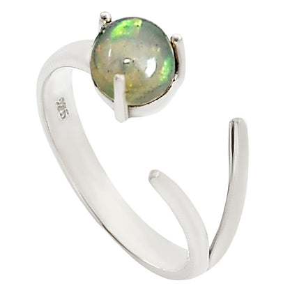 Adjustable - Ethiopian Opal Ring size-8 R-1176 SDR252389