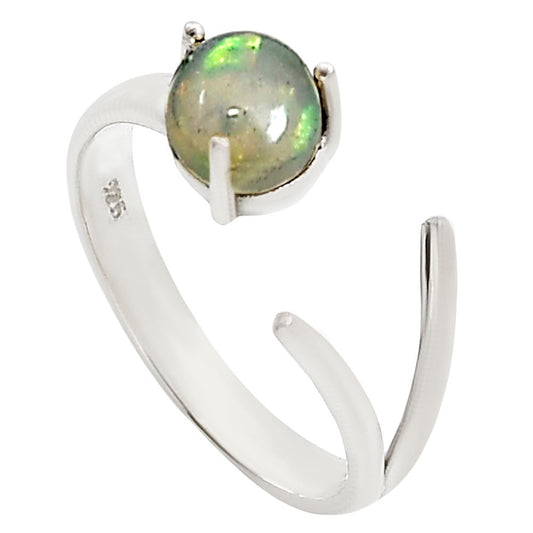 Adjustable - Ethiopian Opal Ring size-8 R-1176 SDR252389