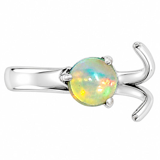 Adjustable - Ethiopian Opal Ring size-8 R-1176 SDR252390