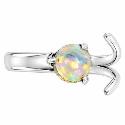 Adjustable - Ethiopian Opal Ring size-5 R-1176 SDR252392