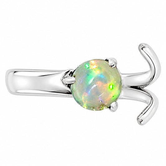 Adjustable - Ethiopian Opal Ring size-7 R-1176 SDR252394