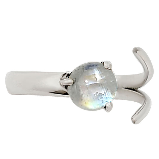 Adjustable - Rainbow Moonstone Ring size-6 R-1176 SDR252395