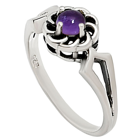 Amethyst Ring size-7 R-1172 SDR252396