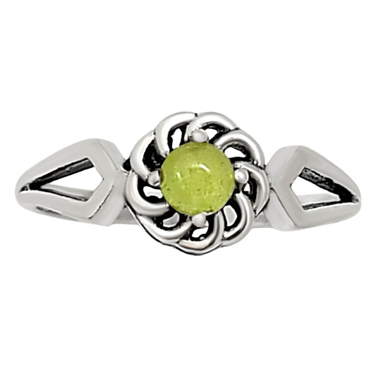 Peridot Ring size-5 R-1172 SDR252397