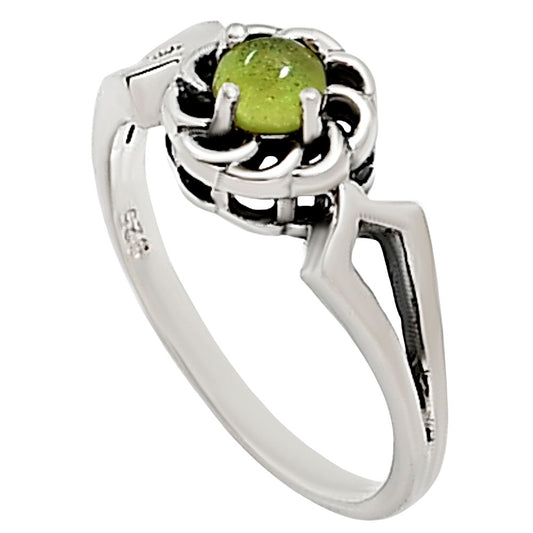 Peridot Ring size-5 R-1172 SDR252397