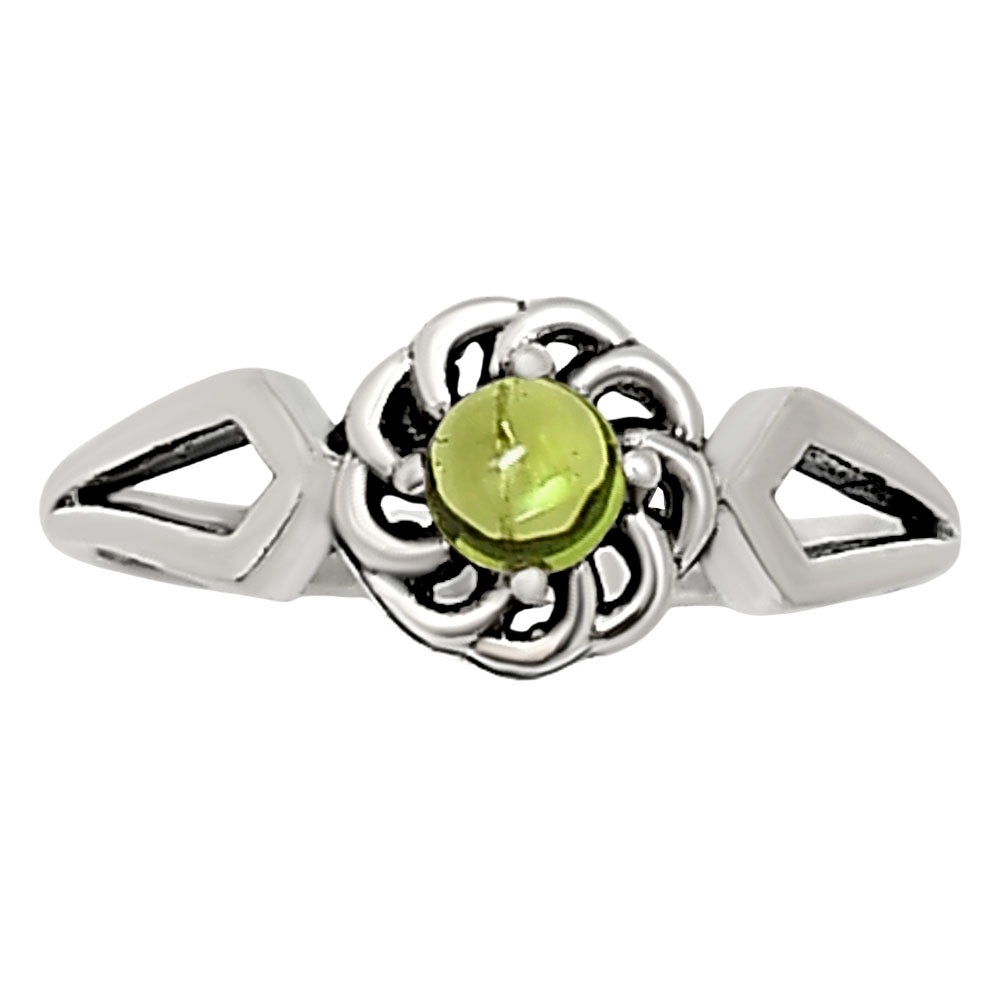 Peridot Ring size-8 R-1172 SDR252398