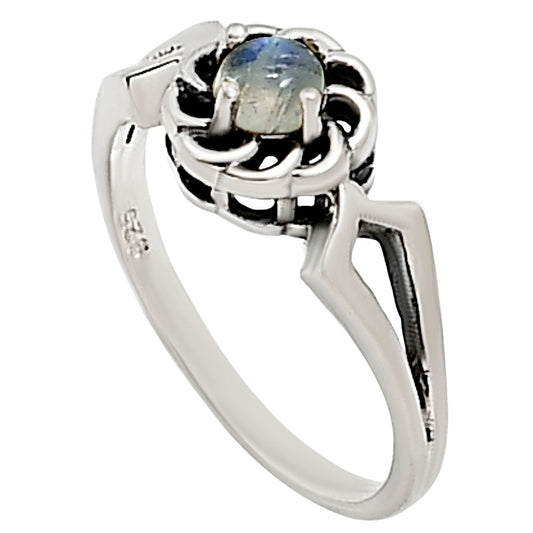 Rainbow Moonstone Ring size-6 R-1172 SDR252423