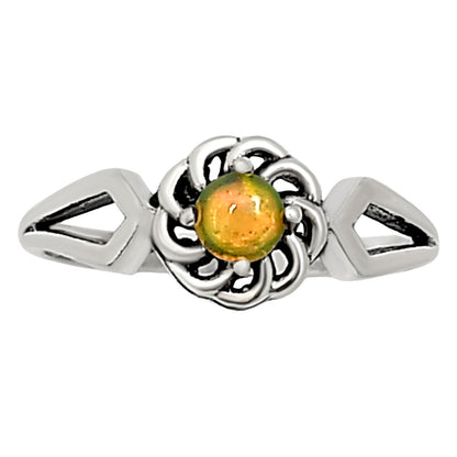 Ethiopian Opal Ring size-6 R-1172 SDR252427