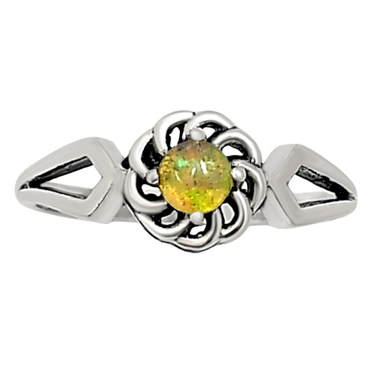 Ethiopian Opal Ring size-6 R-1172 SDR252436