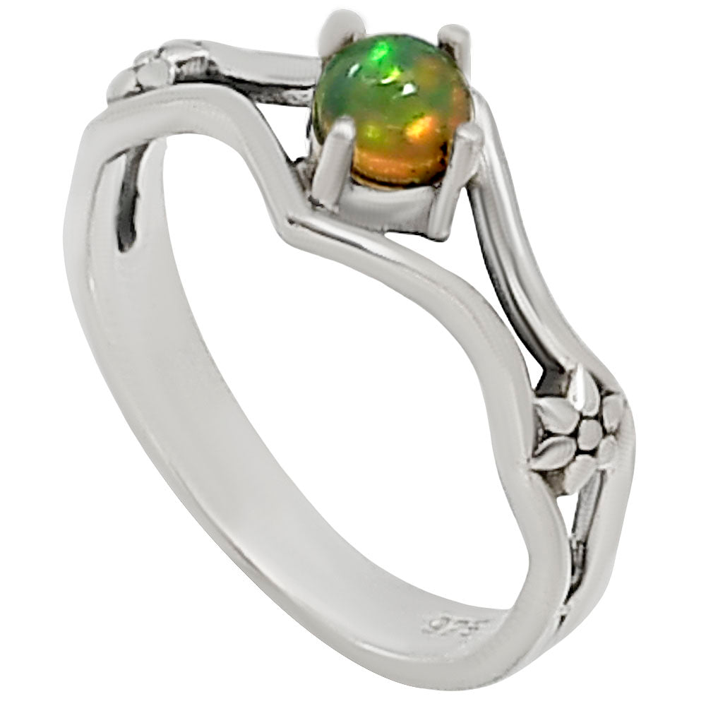 Ethiopian Opal Ring size-8 R-1720 SDR252517