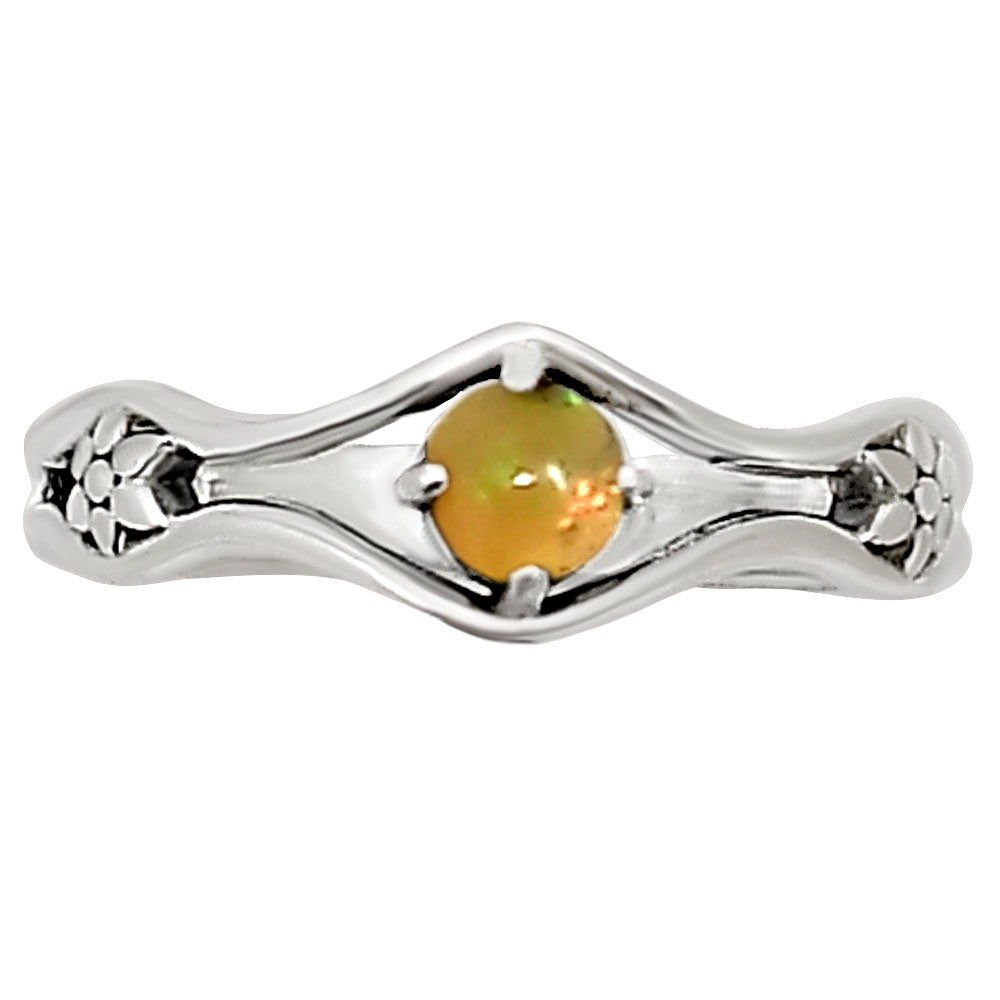 Ethiopian Opal Ring size-6.5 R-1720 SDR252524