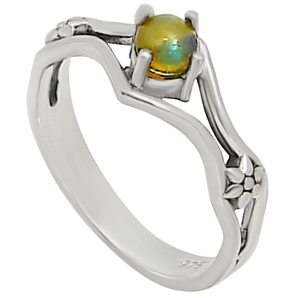 Ethiopian Opal Ring size-6.5 R-1720 SDR252524