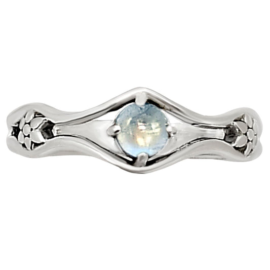 Rainbow Moonstone Ring size-8 R-1720 SDR252525