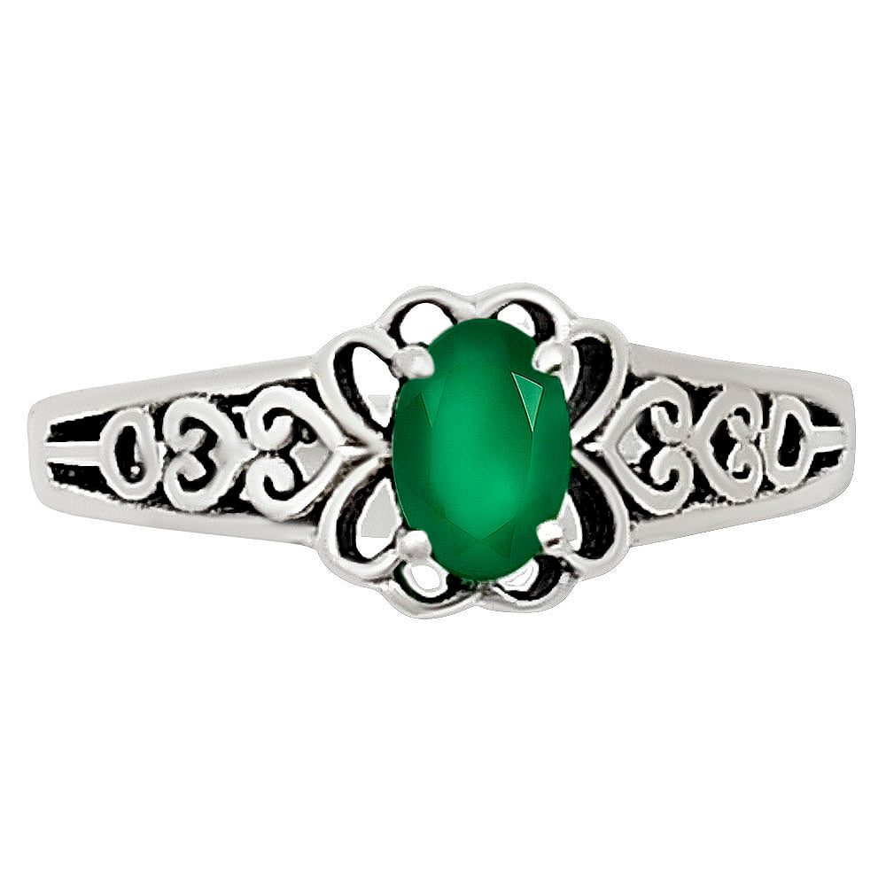 Green Onyx Ring size-6 R-1172 SDR252542