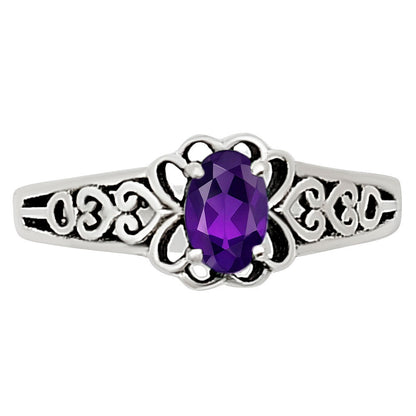 African Amethyst Ring size-7 R-1172 SDR252545