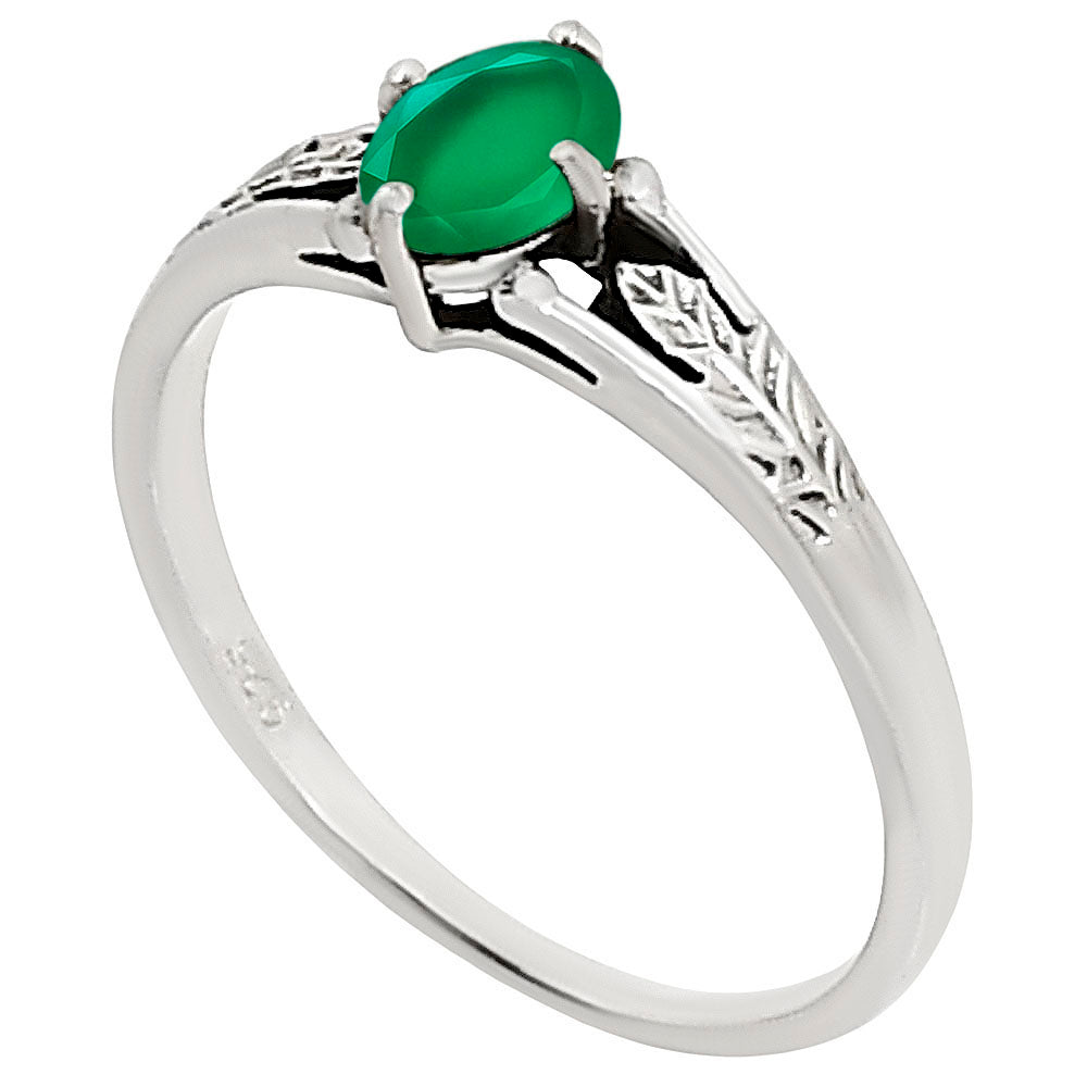 Green Onyx Ring size-6 R-1172 SDR252619