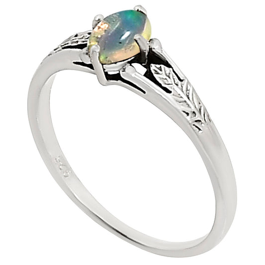 Ethiopian Opal Ring size-6 R-1172 SDR252654