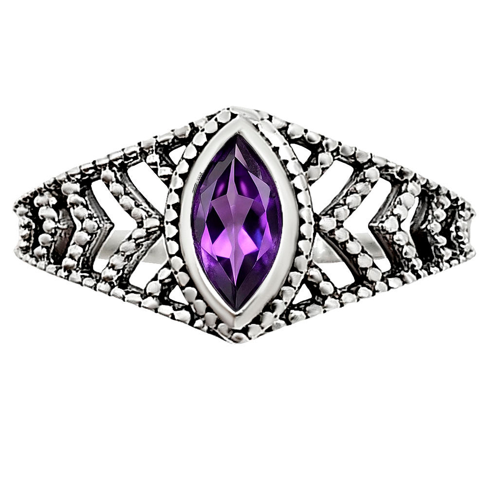 Amethyst Ring size-7 R-1270 SDR252691