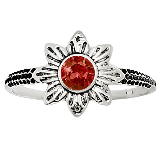 Hessonite Garnet Ring size-5 R-1710 SDR252701