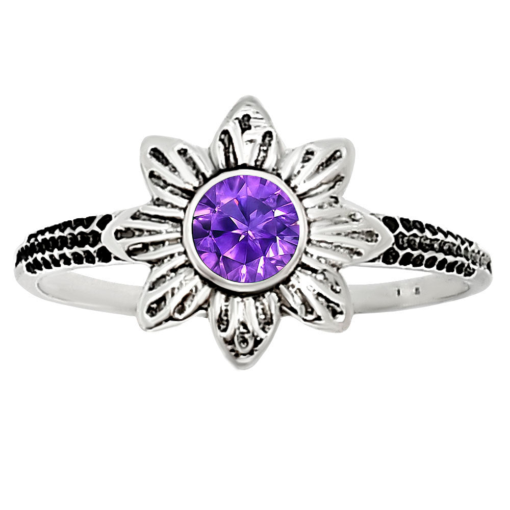 Amethyst Ring size-7 R-1710 SDR252711