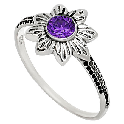 Amethyst Ring size-7 R-1710 SDR252711