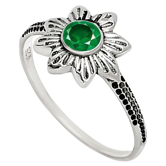 Green Onyx Ring size-8 R-1710 SDR252722