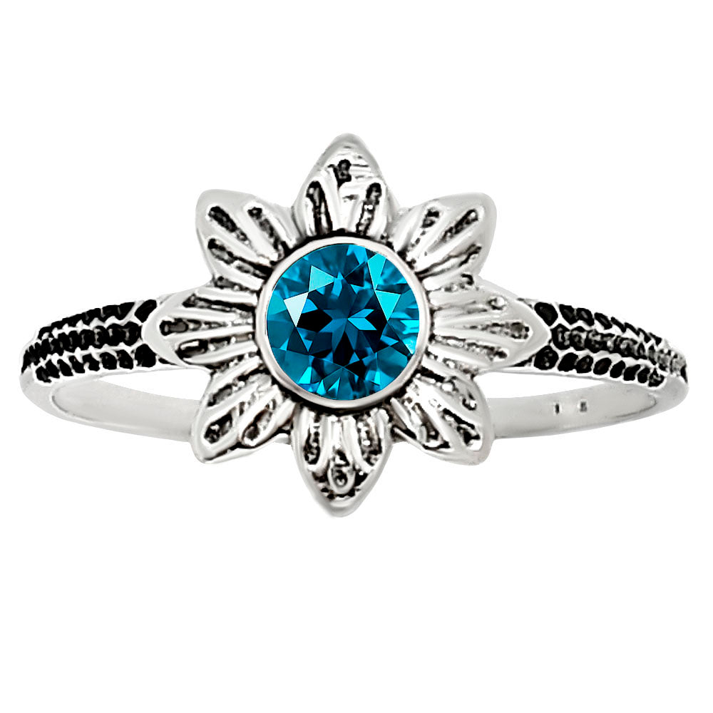 London Blue Topaz Ring size-8 R-1710 SDR252731