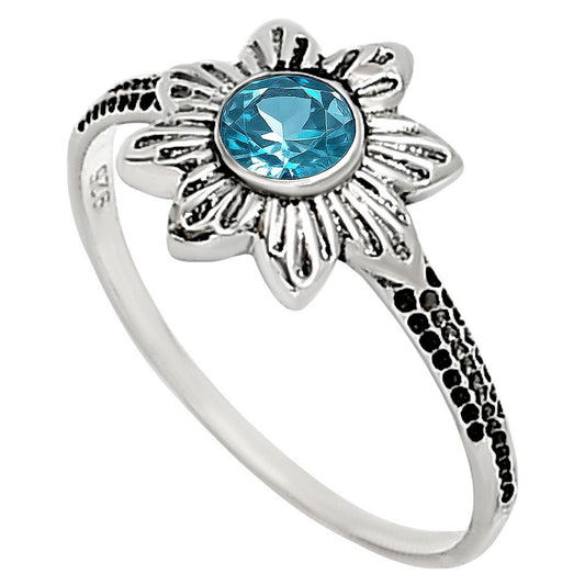 London Blue Topaz Ring size-5 R-1710 SDR252734
