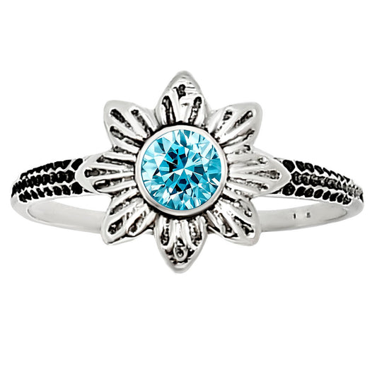 Sky Blue Topaz Ring size-6 R-1710 SDR252748