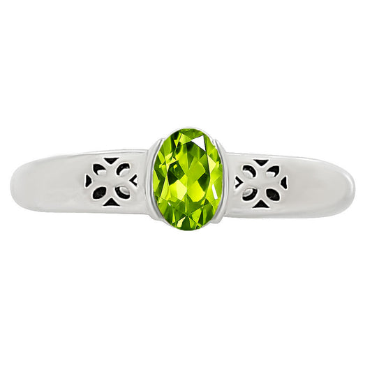 Peridot Ring size-7 R-1730 SDR252782