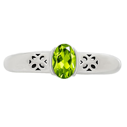 Peridot Ring size-6 R-1730 SDR252787