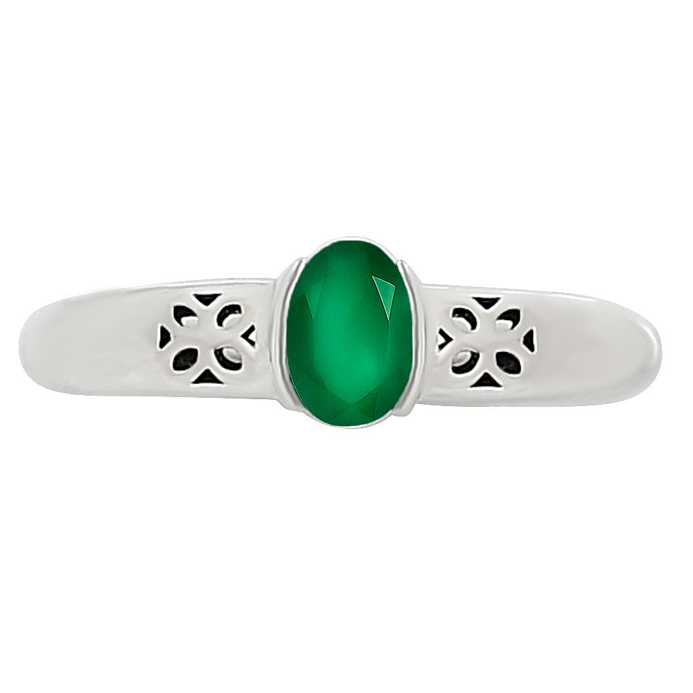 Green Onyx Ring size-8 R-1730 SDR252795
