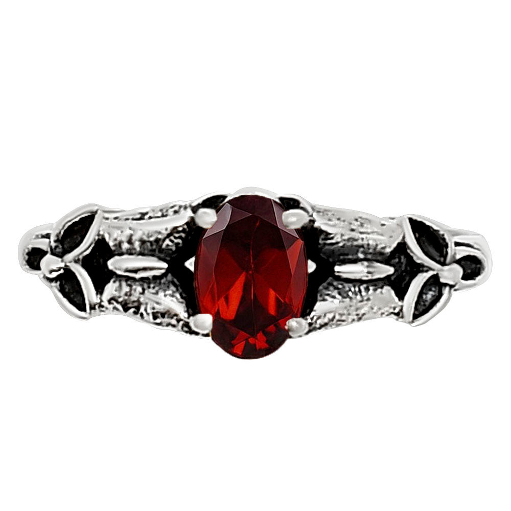 Hessonite Garnet Ring size-6 R-1746 SDR252829