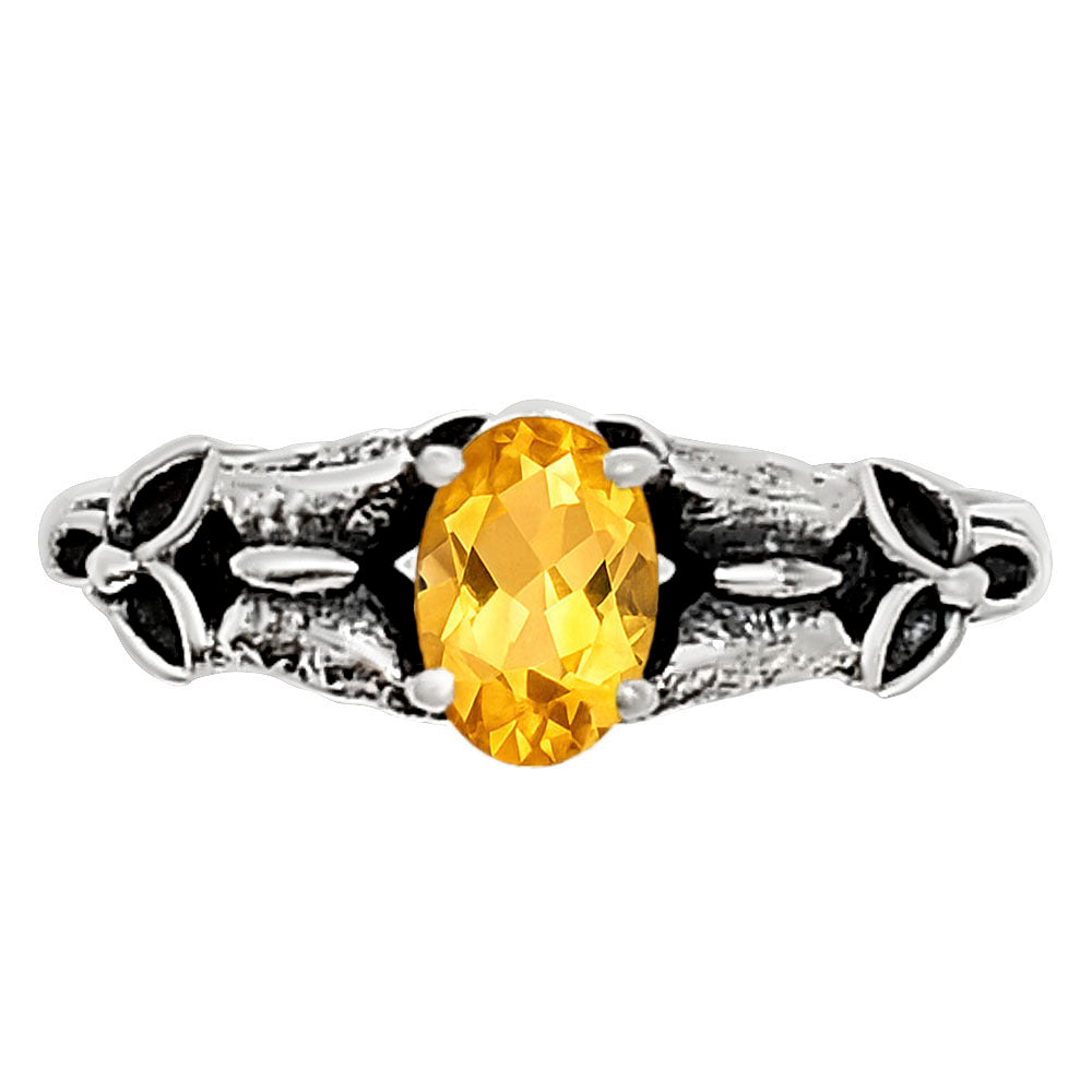 Citrine Ring size-6 R-1746 SDR252847