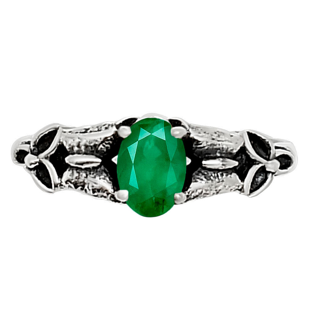 Green Onyx Ring size-5 R-1746 SDR252857