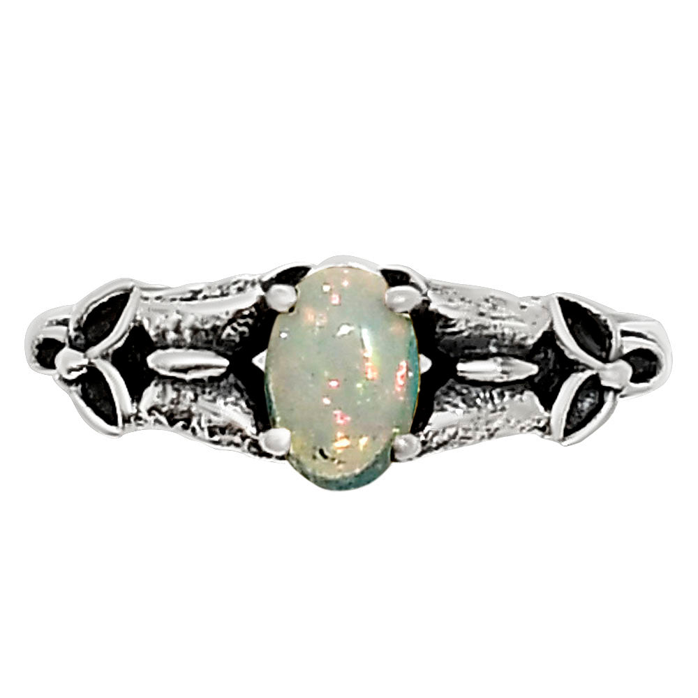 Ethiopian Opal Ring size-6 R-1746 SDR252861