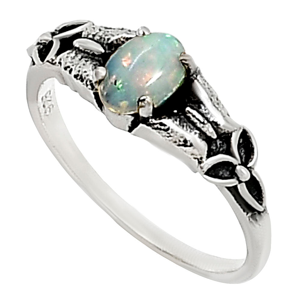 Ethiopian Opal Ring size-6 R-1746 SDR252861