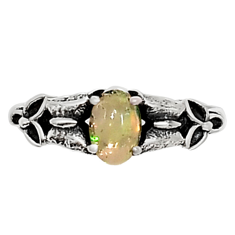 Ethiopian Opal Ring size-8 R-1746 SDR252866