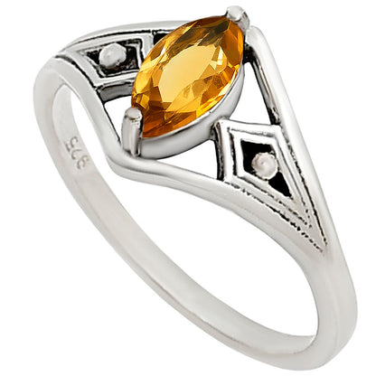 Citrine Ring size-5 R-1727 SDR252886
