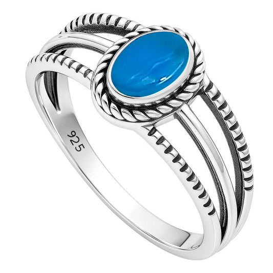 Sleeping Beauty Turquoise Ring size-5 R-1010 SDR252984