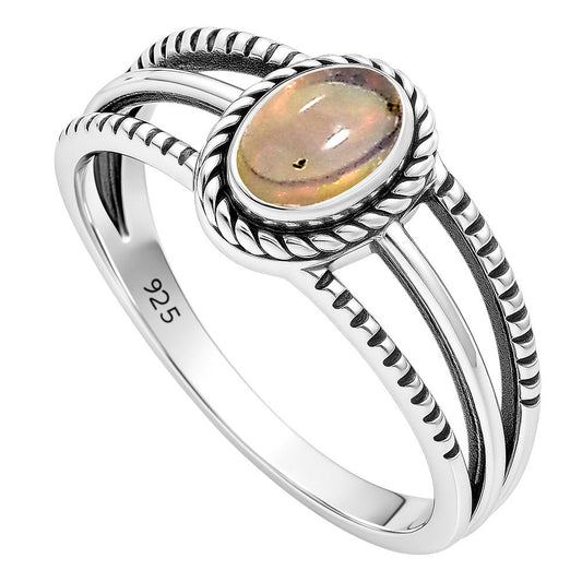 Ethiopian Opal Ring size-7 R-1010 SDR253019