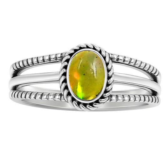 Ethiopian Opal Ring size-5 R-1010 SDR253021