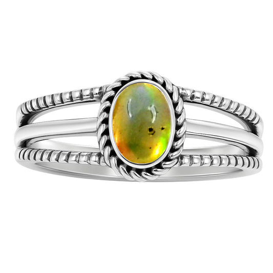 Ethiopian Opal Ring size-7 R-1010 SDR253022