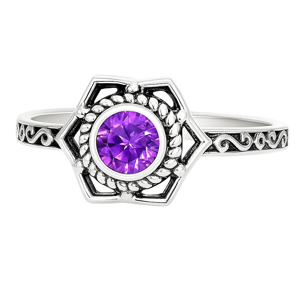 Amethyst Ring size-6 R-1744 SDR253032
