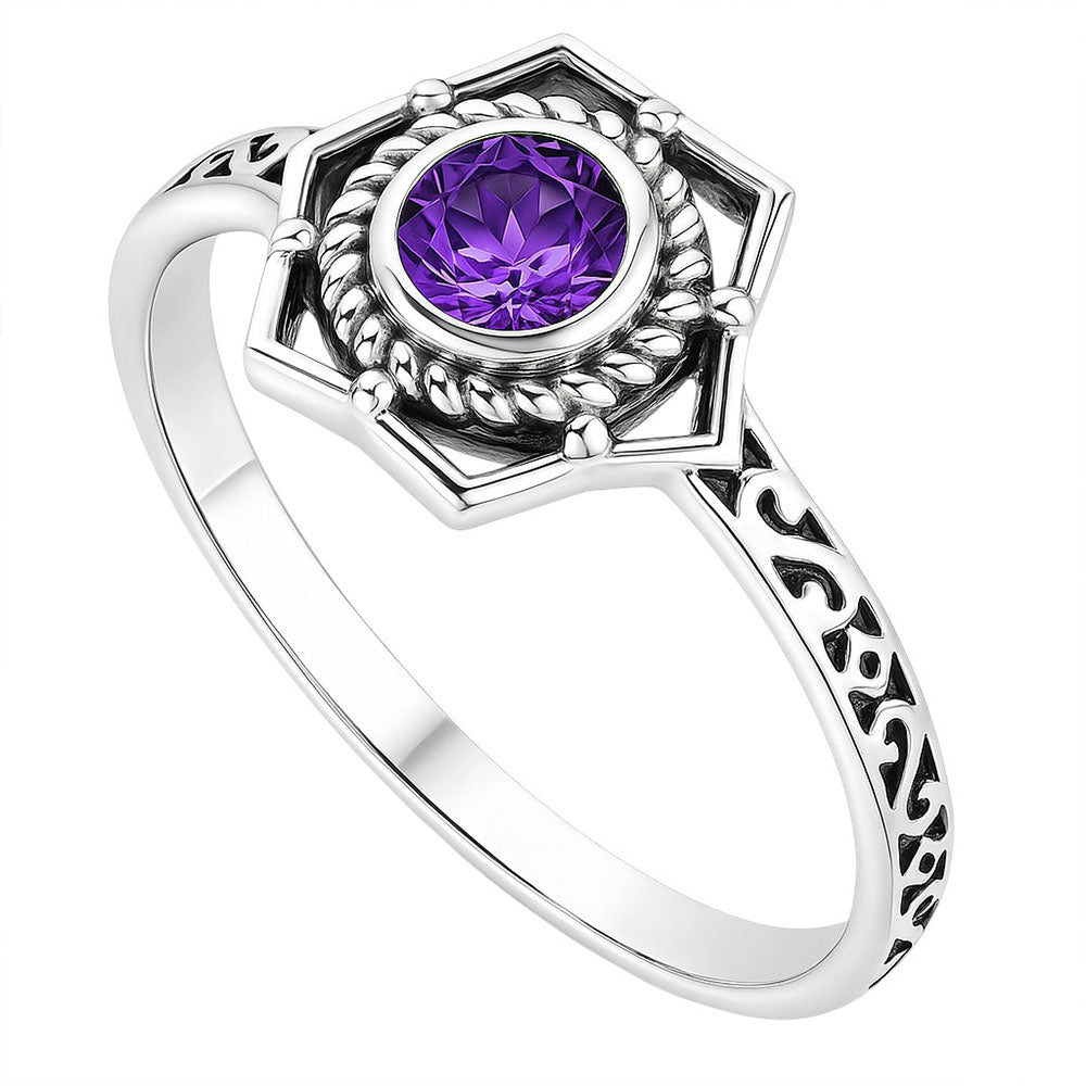 Amethyst Ring size-6 R-1744 SDR253032