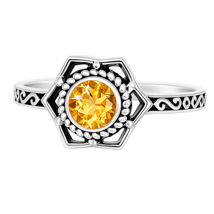 Citrine Ring size-6 R-1744 SDR253036