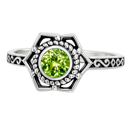 Peridot Ring size-8 R-1744 SDR253039