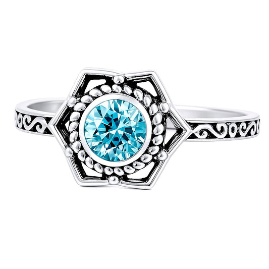 Sky Blue Topaz Ring size-8 R-1744 SDR253042